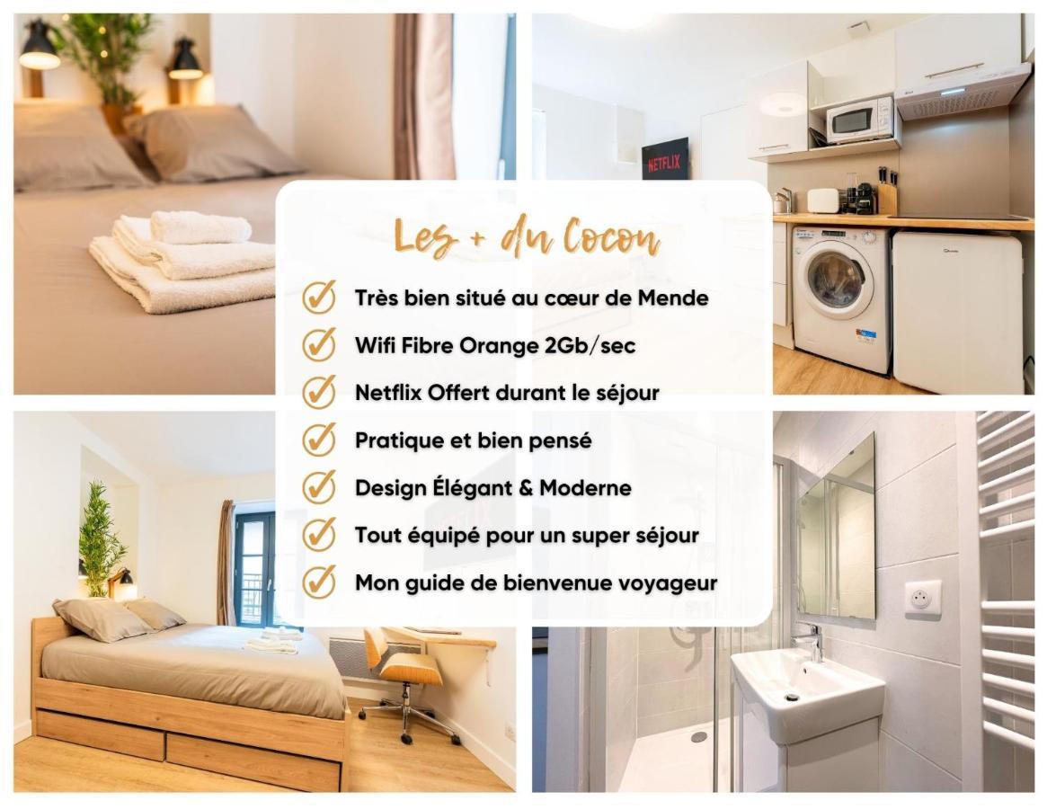 Le Cocon - Netflix/Wifi Fibre - Sejour Lozere Apartment Mende Ngoại thất bức ảnh